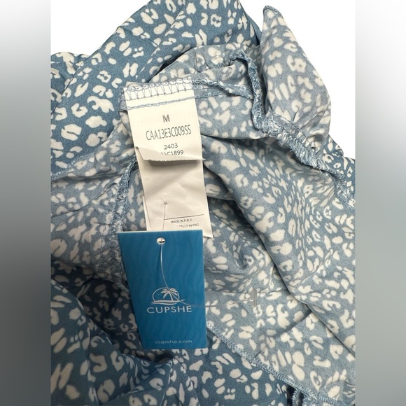 Cupshe Leopard Print Drawstring Romper - Picture 5 of 5